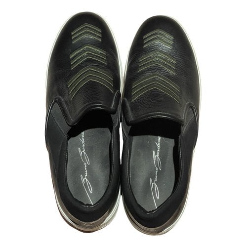 Pre-owned Bruno Bordese Leather Lace Ups In Black