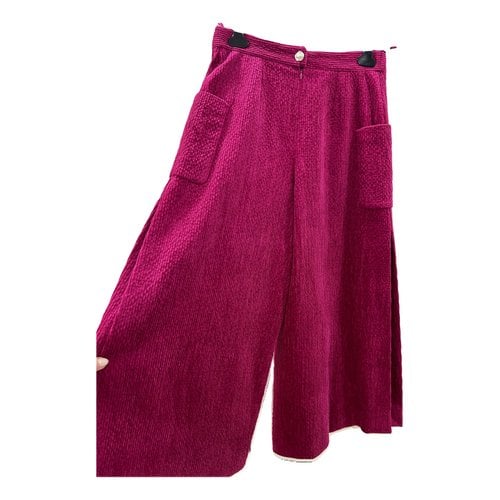 Pre-owned Chanel Velvet Large Pants In Other