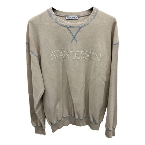 Pre-owned Jw Anderson Sweatshirt In Beige