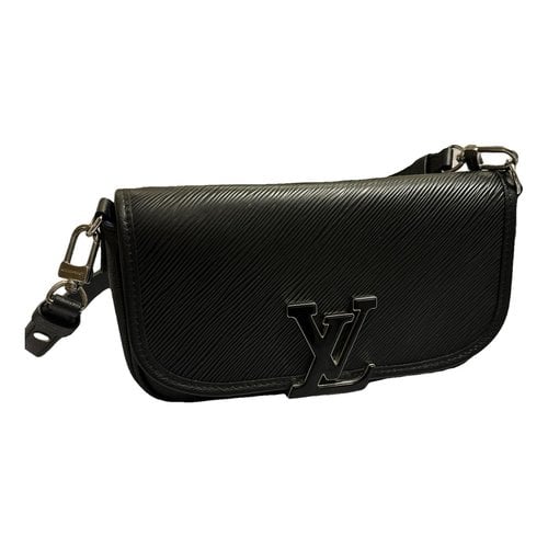 Pre-owned Louis Vuitton Buci Leather Handbag In Black