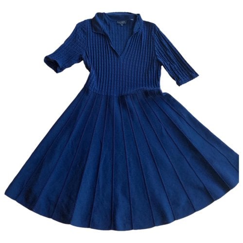 Pre-owned Ted Baker Dress In Navy