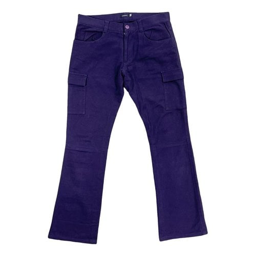 Pre-owned Undercover Trousers In Purple