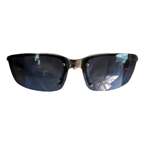 Pre-owned Chanel Sunglasses In Blue