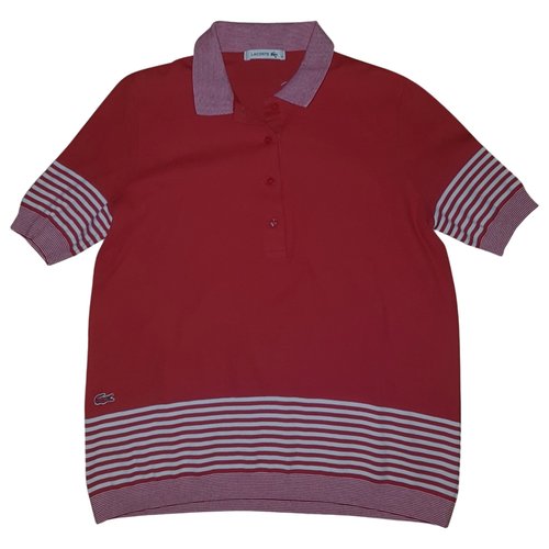 Pre-owned Lacoste Blouse In Red