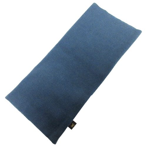 Pre-owned Louis Vuitton Cashmere Stole In Navy