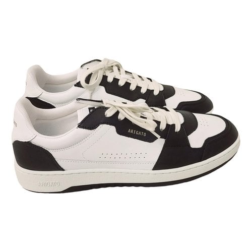 Pre-owned Axel Arigato Low Trainers In Black