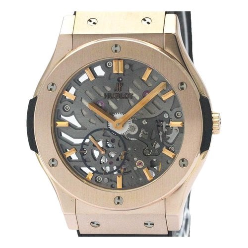 Pre-owned Hublot Classic Fusion Watch In Grey