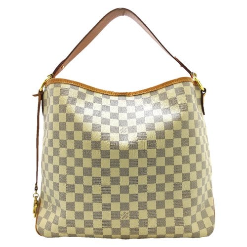 Pre-owned Louis Vuitton Delightful Handbag In Ecru