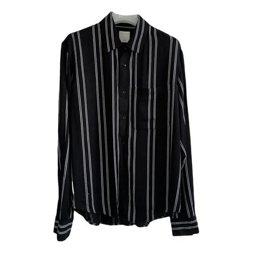 Pre-owned Sandro Shirt In Black