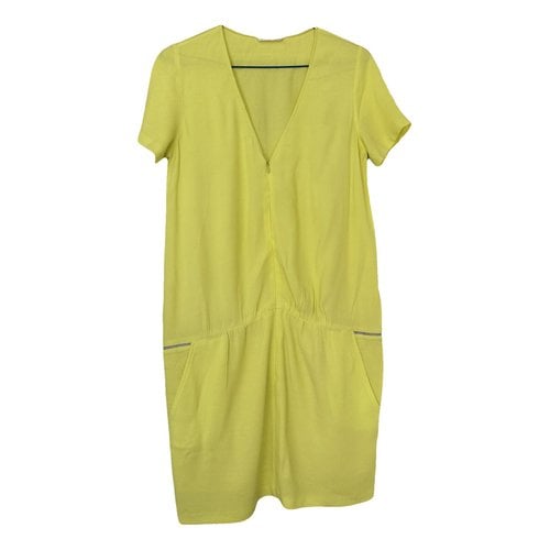 Pre-owned Ba&sh Dress In Yellow