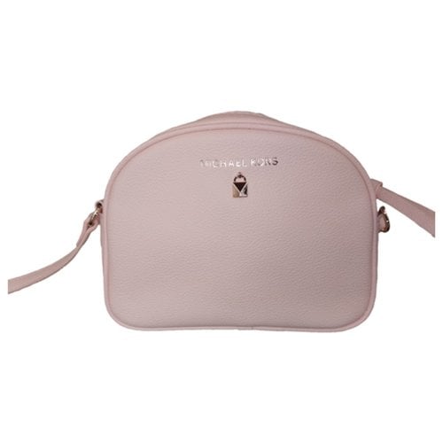 Pre-owned Michael Kors Leather Clutch Bag In Pink