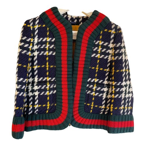 Pre-owned Gucci Wool Jacket In Multicolour