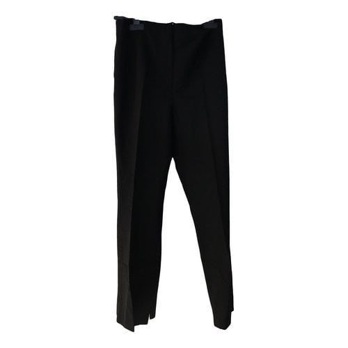 Pre-owned Jacquemus Wool Trousers In Black