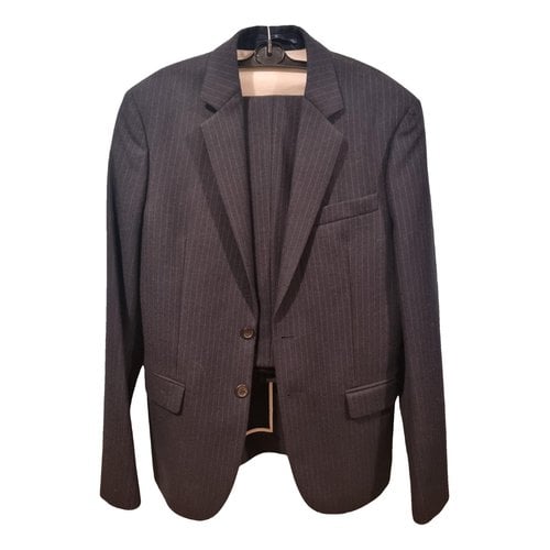Pre-owned Dsquared2 Wool Suit In Grey