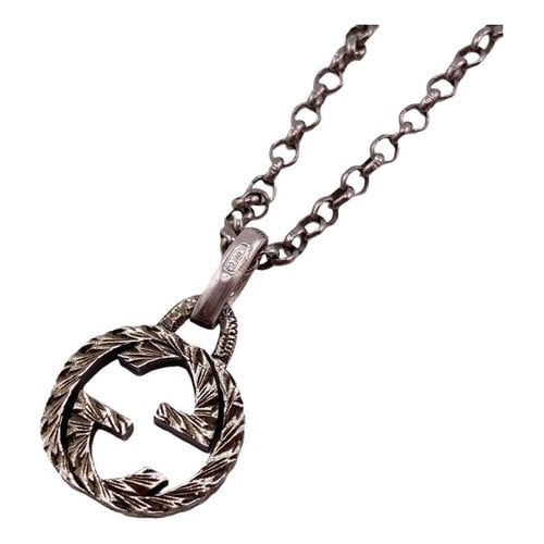 Pre-owned Gucci Silver Necklace