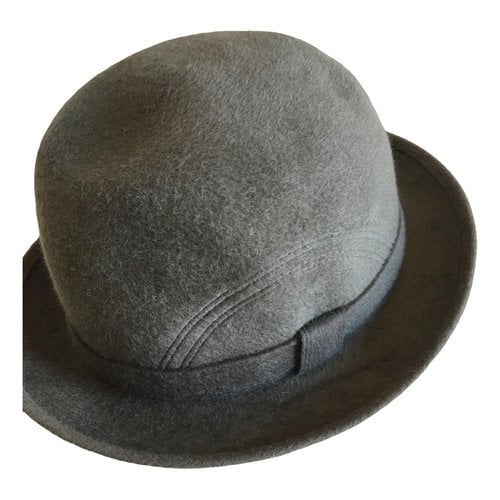 Pre-owned Borsalino Cashmere Hat In Grey
