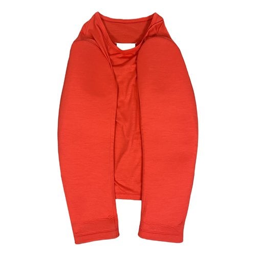Pre-owned Maison Margiela Wool Top In Red