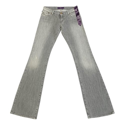 Pre-owned Victoria Beckham Bootcut Jeans In Grey