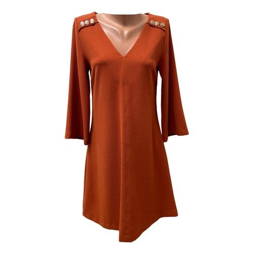 Pre-owned Trussardi Mid-length Dress In Orange