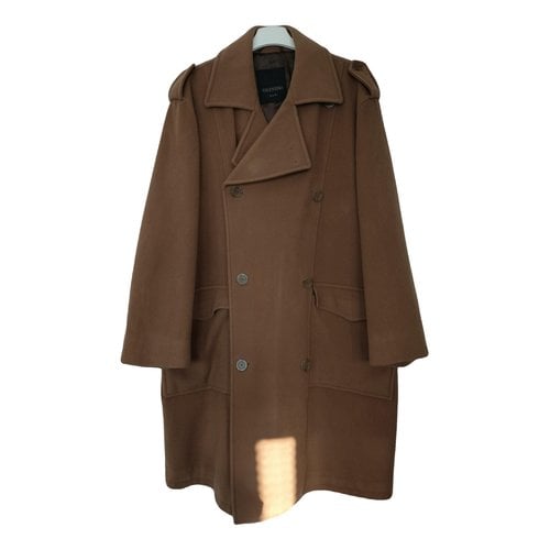 Pre-owned Valentino Coat In Brown