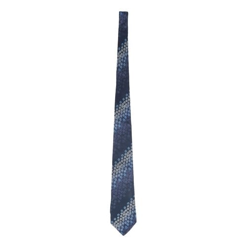 Pre-owned Kenzo Tie In Blue