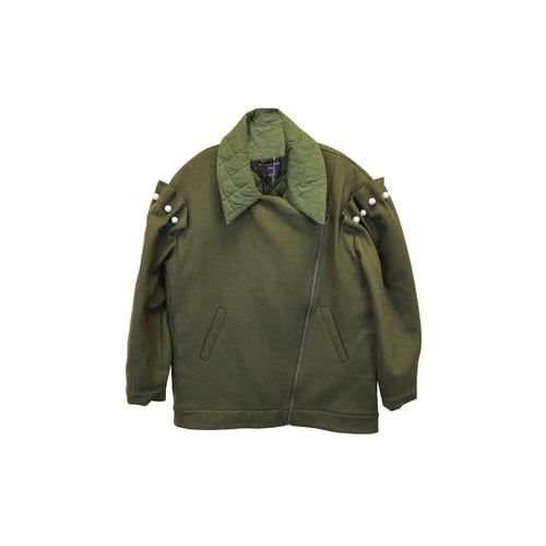 Pre-owned Mother Of Pearl Mof Pearl Wool Jacket In Green
