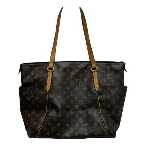 Pre-owned Louis Vuitton Totally Leather Handbag In Brown