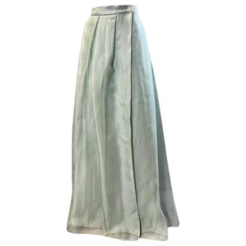 Pre-owned Max Mara Atelier Silk Maxi Skirt In Other