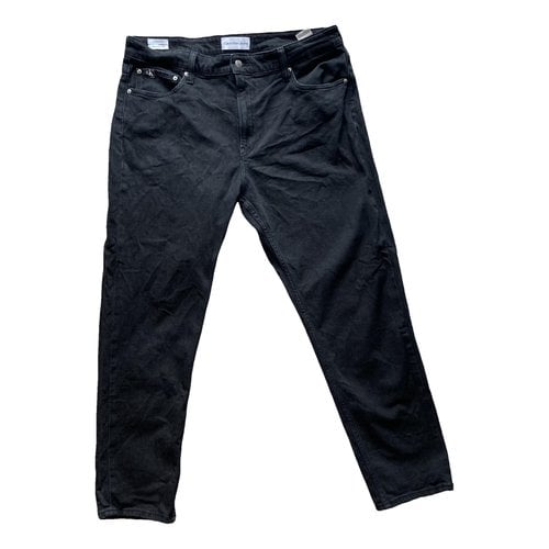 Pre-owned Calvin Klein Jeans Est.1978 Trousers In Black