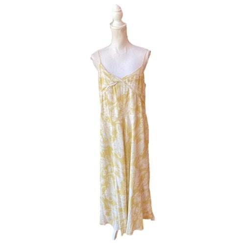 Pre-owned Vince Maxi Dress In Yellow