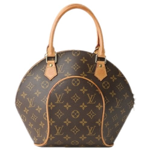 Pre-owned Louis Vuitton Ellipse Cloth Handbag In Brown
