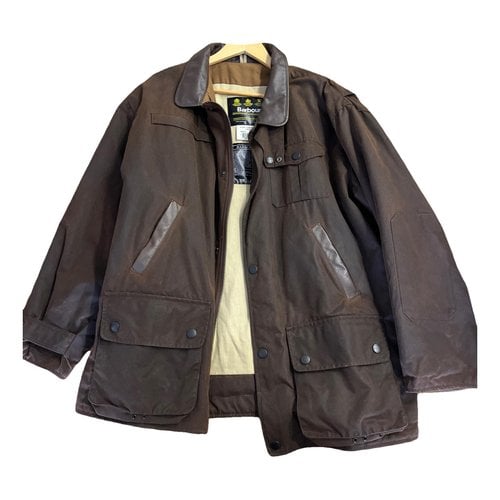 Pre-owned Barbour Parka In Brown
