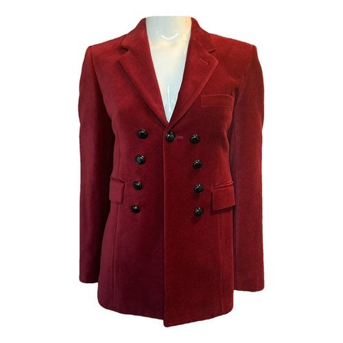 Pre-owned Saint Laurent Blazer In Red