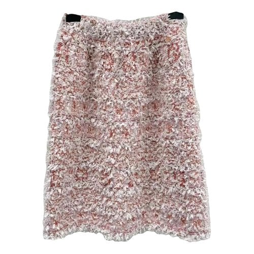 Pre-owned Chanel Tweed Mini Skirt In Multicolour