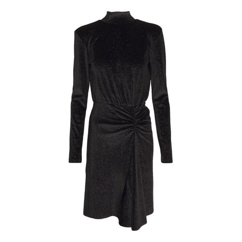 Pre-owned Max Mara Velvet Mid-length Dress In Black