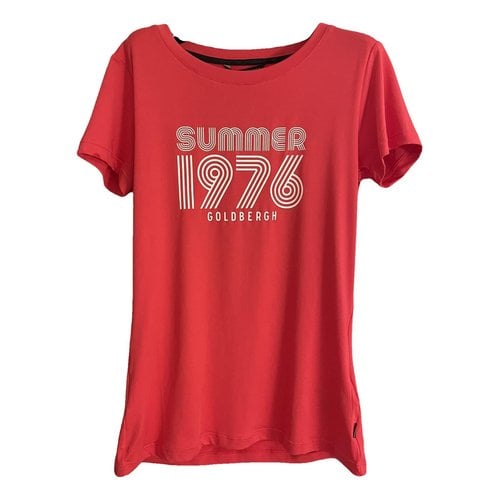 Pre-owned Goldbergh T-shirt In Red