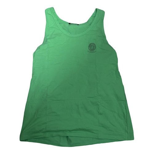 Pre-owned Versace Vest In Green