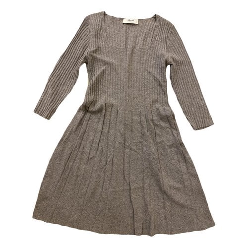 Pre-owned Blumarine Wool Mid-length Dress In Grey