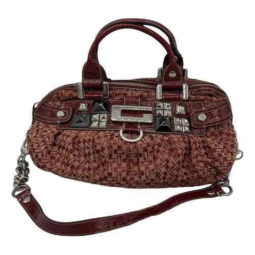 Pre-owned Guess Cloth Handbag In Red