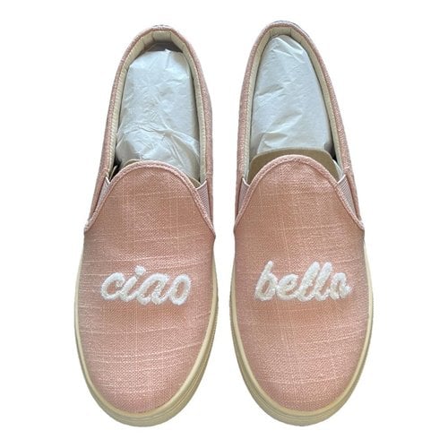 Pre-owned Soludos Cloth Espadrilles In Pink