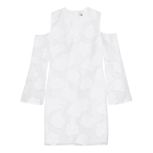 Pre-owned Iris & Ink Mid-length Dress In White