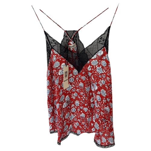 Pre-owned Zadig & Voltaire Fall Winter 2020 Camisole In Red