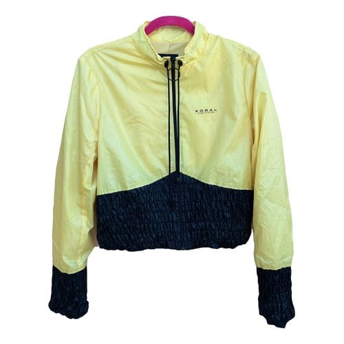 Pre-owned Koral Jacket In Yellow