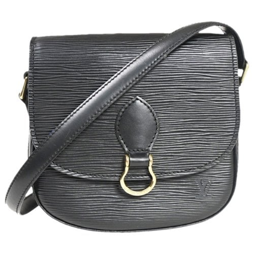 Pre-owned Louis Vuitton Saint Cloud Leather Handbag In Black