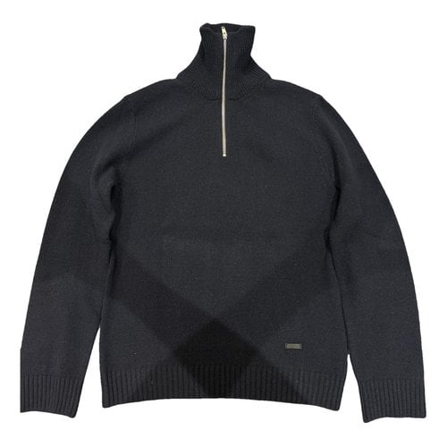 Pre-owned The Kooples Fall Winter 2019 Wool Pull In Navy