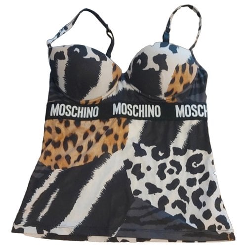 Pre-owned Moschino Top In Multicolour