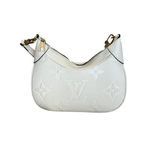 Pre-owned Louis Vuitton Bagatelle Leather Handbag In Beige