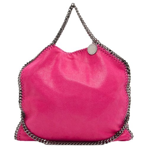 Pre-owned Stella Mccartney Falabella Vegan Leather Tote In Pink