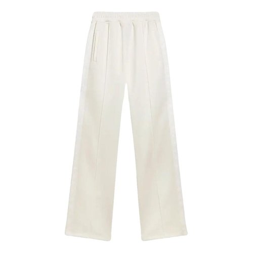 Pre-owned Golden Goose Trousers In White
