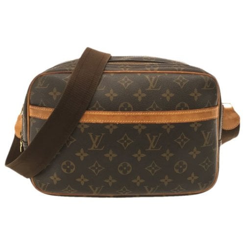Pre-owned Louis Vuitton Reporter Handbag In Brown